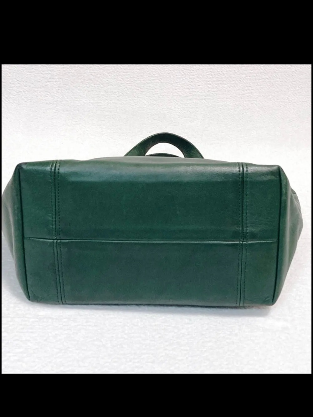 Vintage Coach Waverly Tote 4133 Bottle Green - Picture 6 of 10